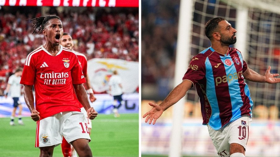 Benfica pode empatar o seu duelo na Dinamarca, enquanto o Trabzonspor está em desvantagem nos playoffs da Liga Europa Benfica pode empatar o seu duelo na Dinamarca, enquanto o Trabzonspor está em desvantagem nos playoffs da Liga Europa