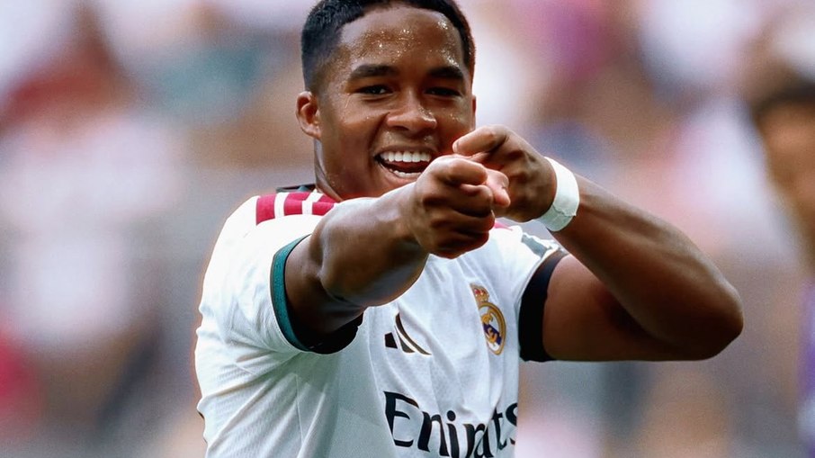 Endrick retornou ao Real Madrid marcando gol contra a Fiorentina