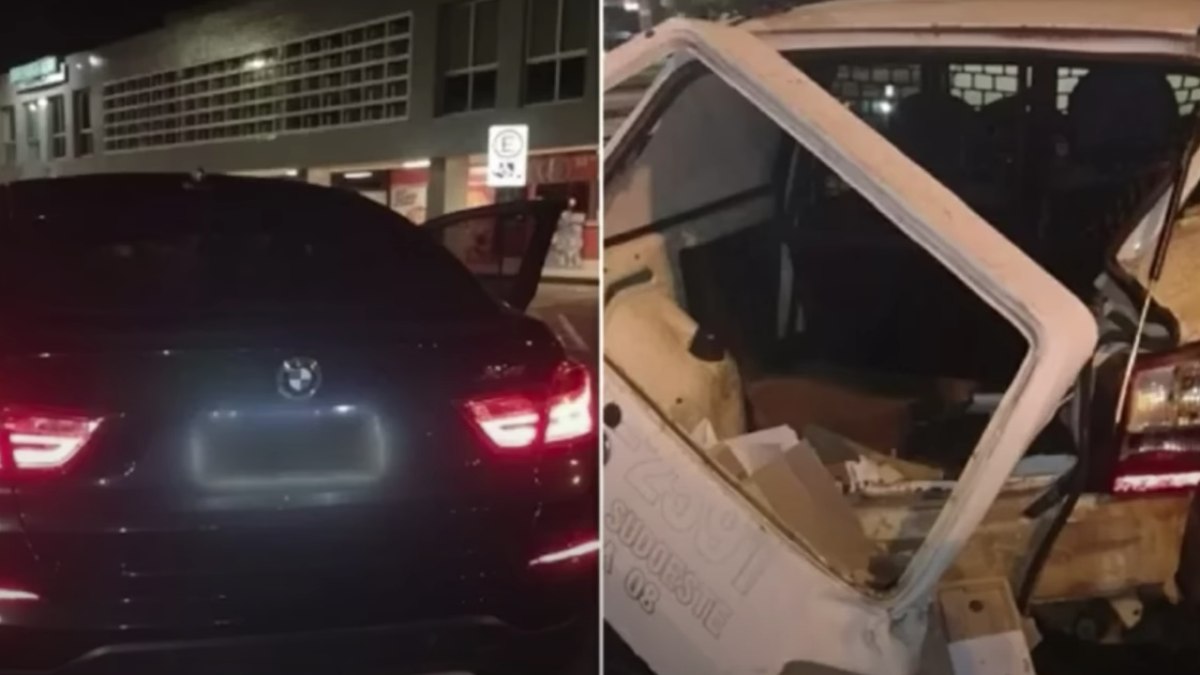 Jovem embriagada bateu BMW no DF e xingou policiais