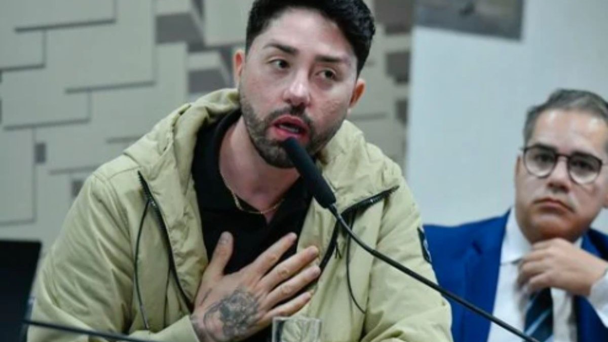 Rico Melquíades durante CPI das bets