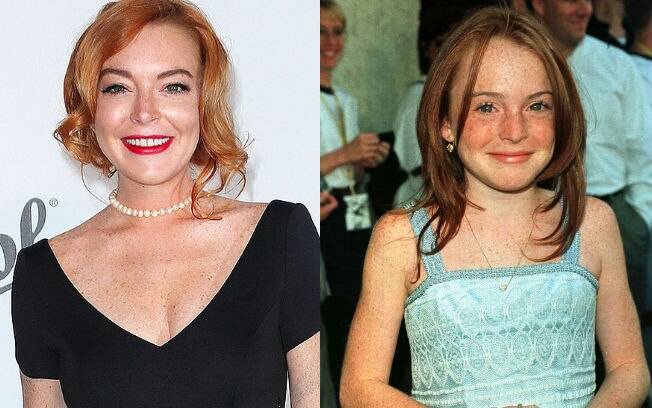 Antes e depois das celebridades: Lindsey Lohan quando era criança