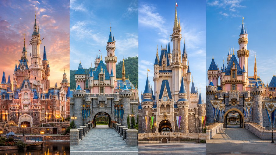 4 parques da Disney no mundo 4 parques da Disney no mundo