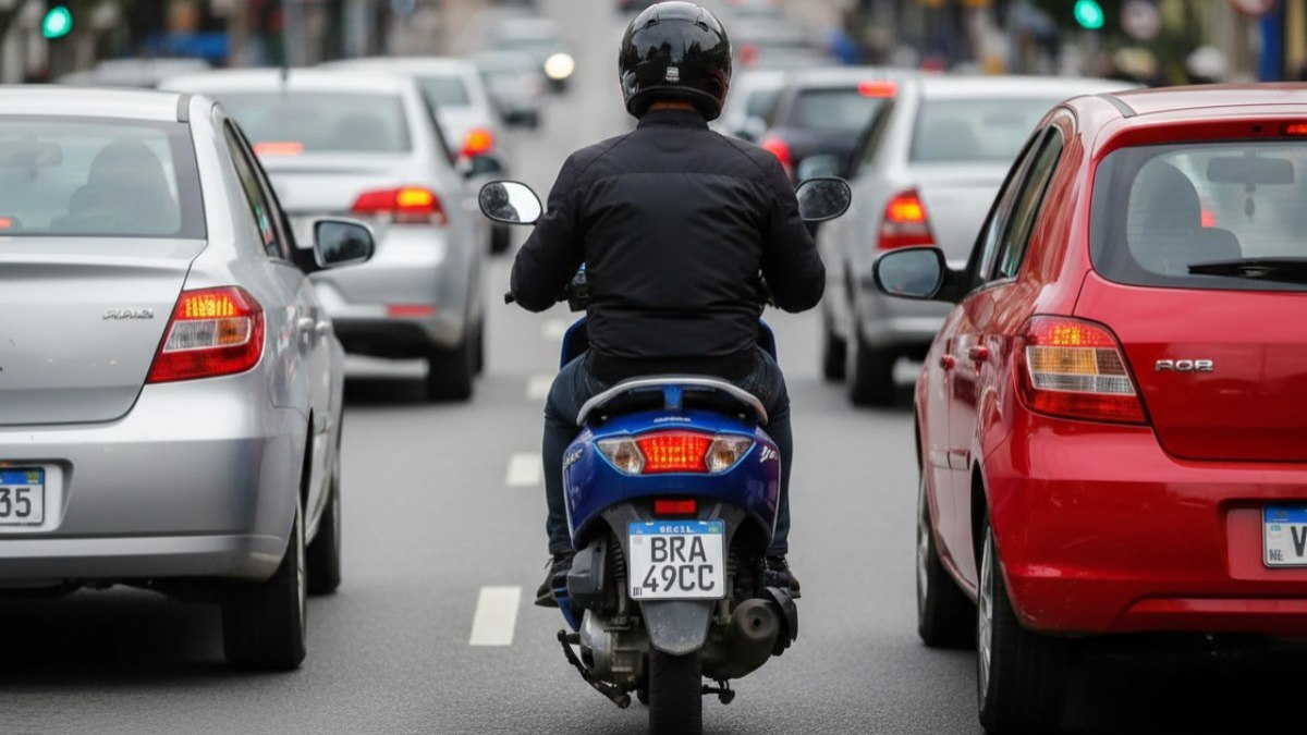 Placa falsa de moto é flagrada 5.923 vezes no ES