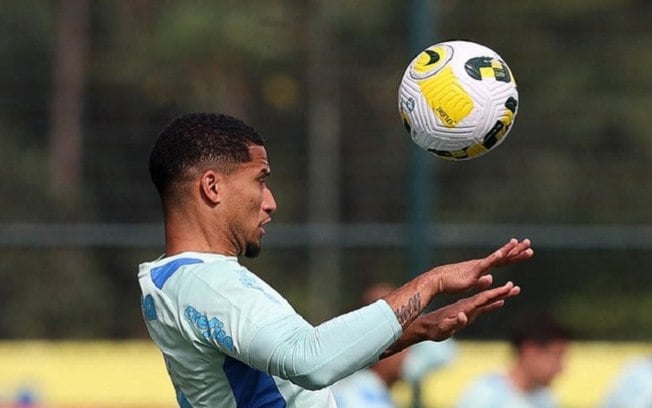 Murilo faz atividade física, e Palmeiras segue preparação para enfrentar o Atlético-MG