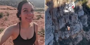 Mulher sobrevive a queda de 120 m e 3 dias isolada no Arizona