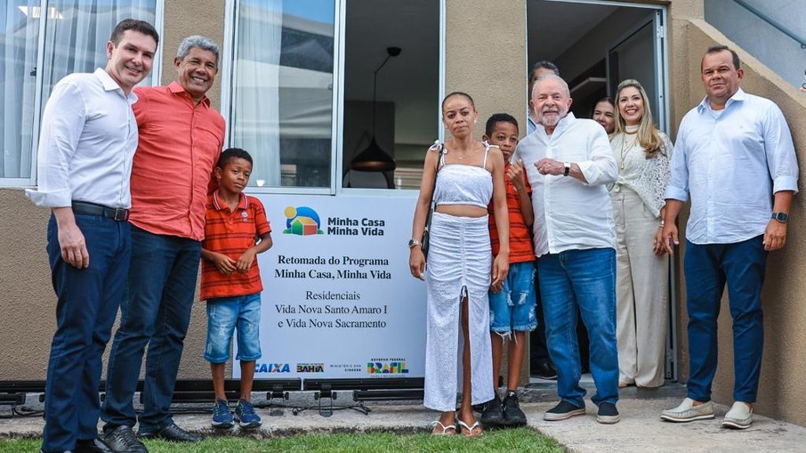 Lula participou da entrega de casas do Minhas Casa Minha Vida