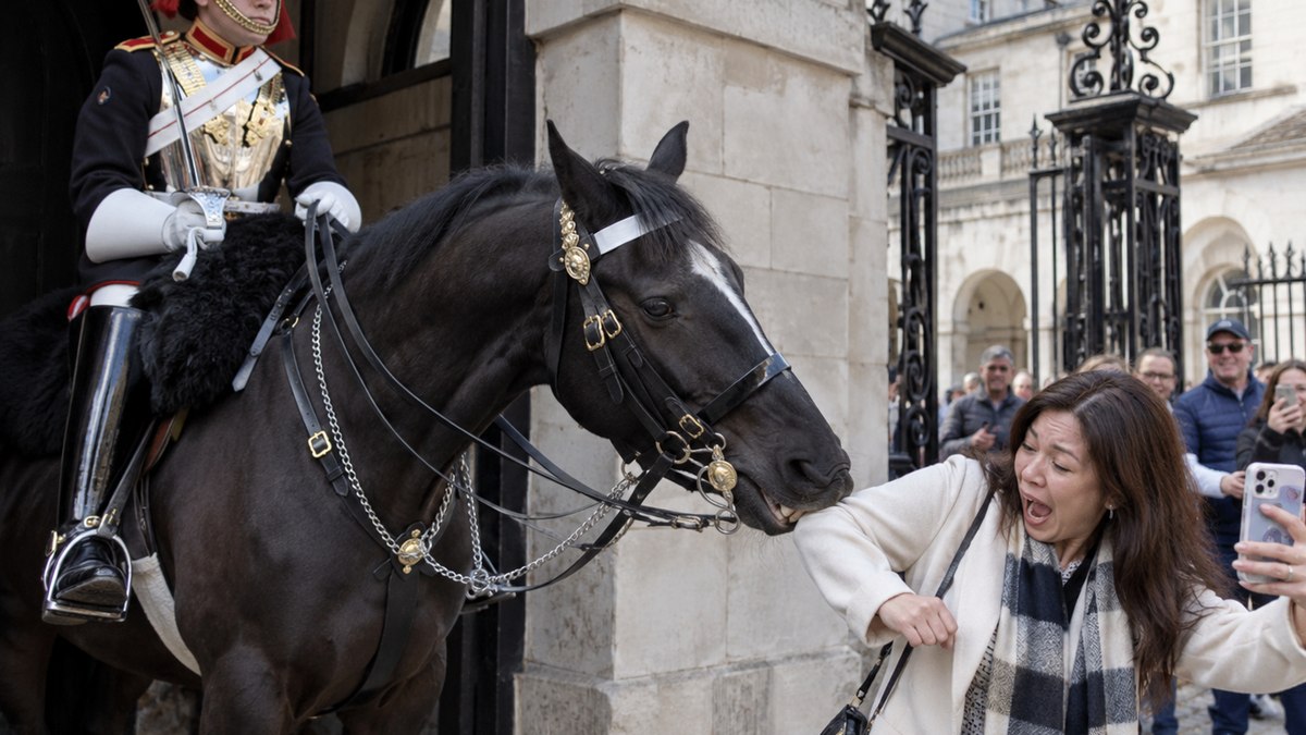 É proibido tirar foto com os cavalos da Guarda Real em Londres?