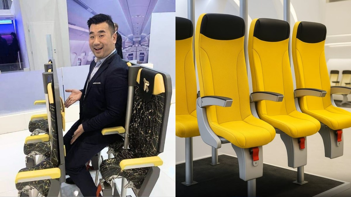 Companhias aéreas estudam adotar ''assentos'' quase verticais