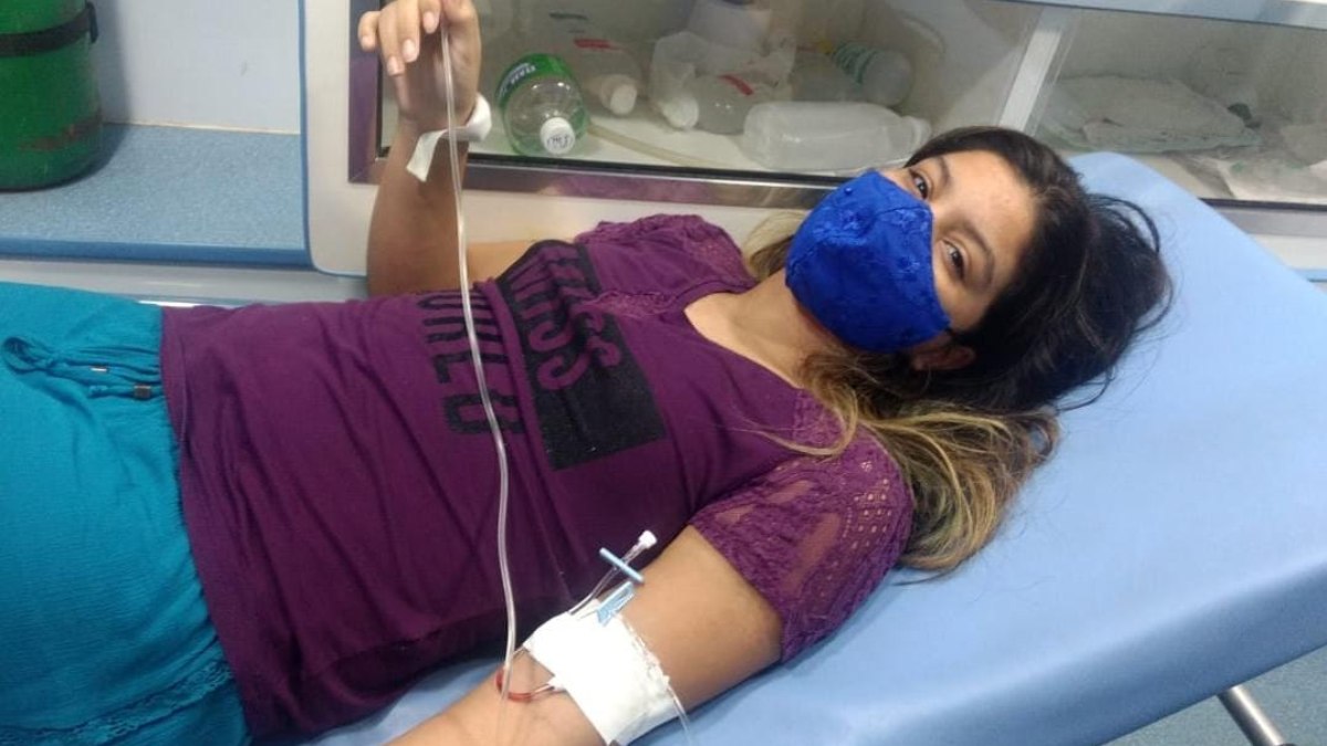 Julia Micaelly precisou passar por diferentes hospitais até ser atendida corretamente. Julia Micaelly precisou passar por diferentes hospitais até ser atendida corretamente.