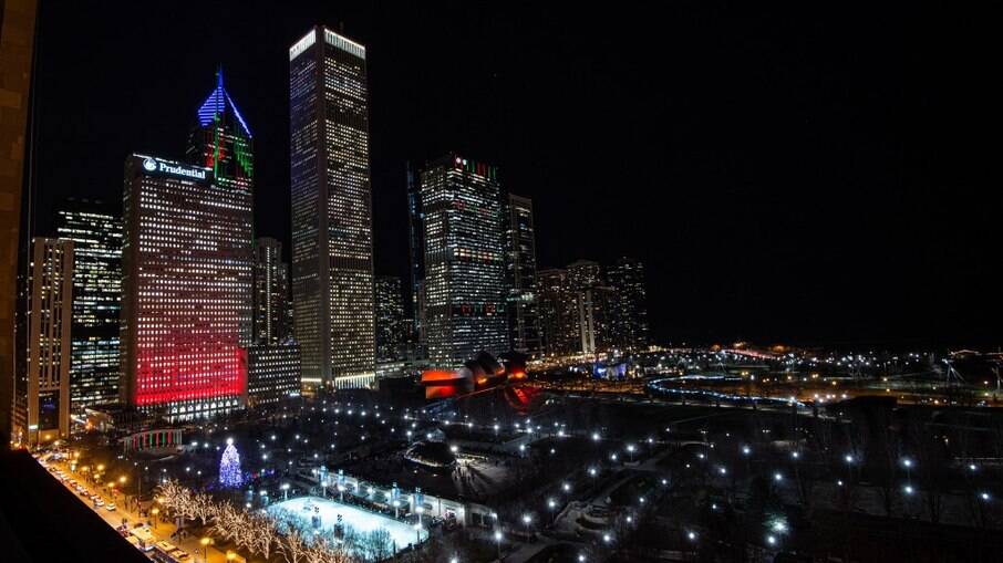 Iluminação de Natal em Chicago