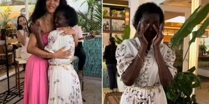 Filha leva mãe faxineira ao sonhado Copacabana Palace
