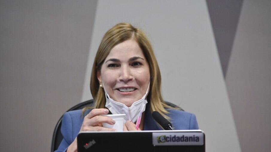 Mayra Pinheiro, a Capitã Cloroquina, em seu depoimento na CPI da Covid