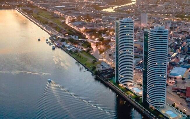 Torres Gêmeas de Recife são prédios de luxo localizados no coração da capital pernambucana