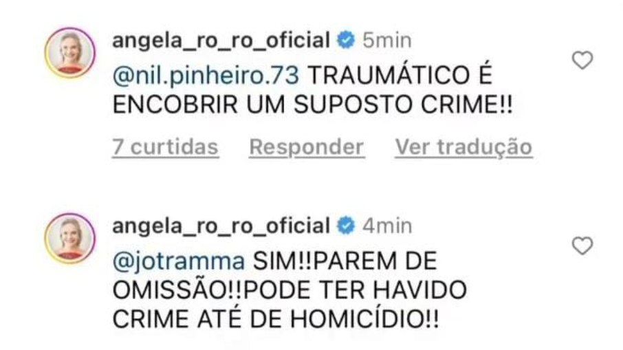 Angela Ro Ro suspeita de assassinato de Gal Costa