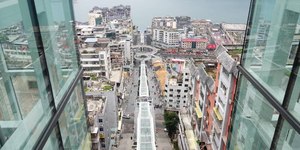 China inaugura a maior escada rolante ao ar livre do mundo