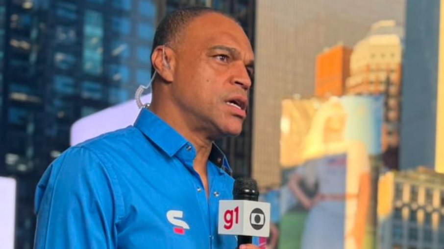 Denilson enfrenta problemas durante entrevista na TV Globo Denilson enfrenta problemas durante entrevista na TV Globo