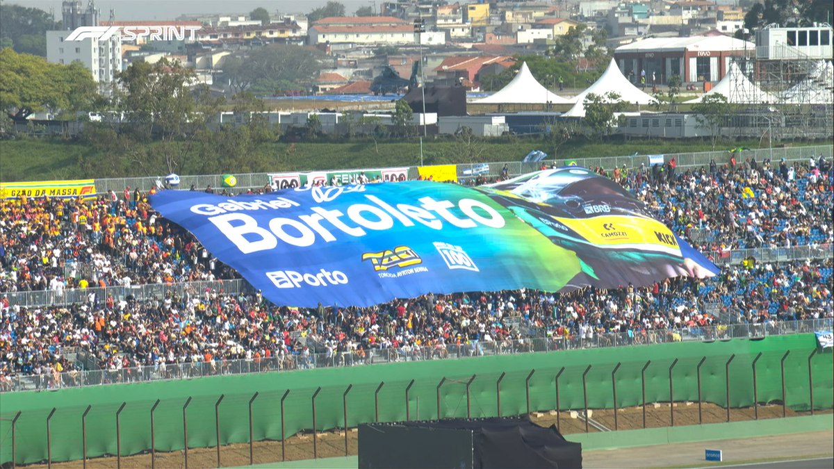 Torcida lota Interlagos para estreia de Bortoleto no Brasil