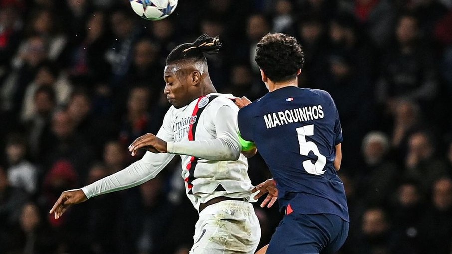 PSG bate Milan e assume a liderança do Grupo F da Champions League