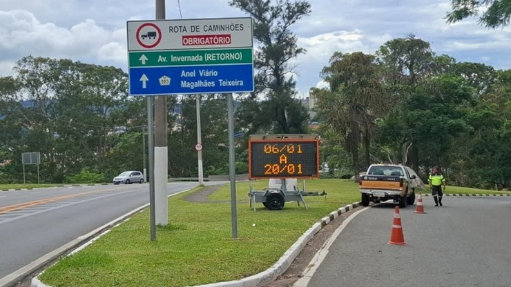 Alça da Avenida Invernada é interditada para obras em Valinhos
