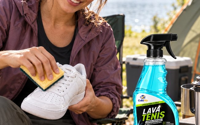 CuboMix lança Lava Tênis de 500 ml para limpeza de calçados