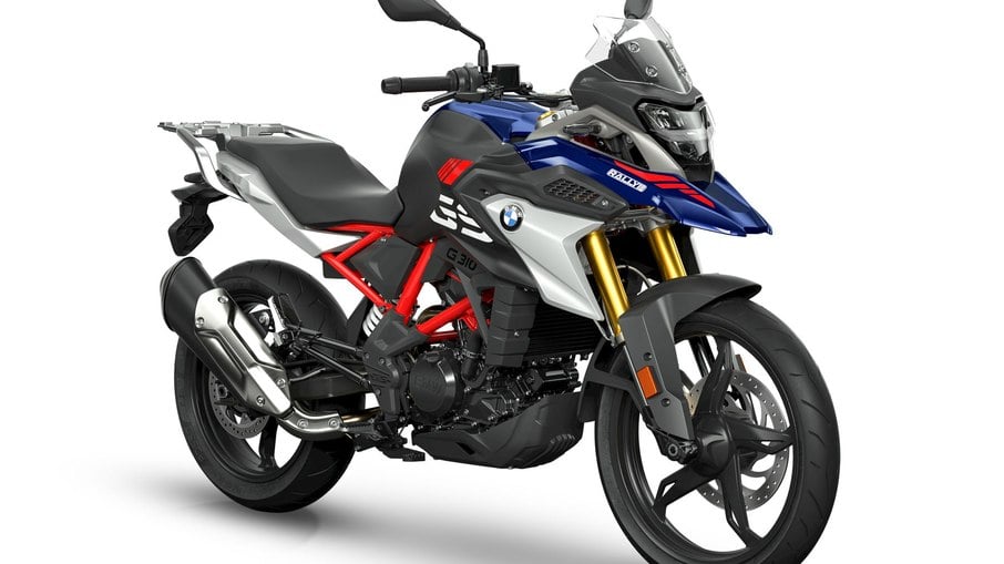 A moto BMW G-310-GS é uma modelo esportivo desenvolvido em conjunto pela BMW e TVS Motor Company da Índia 