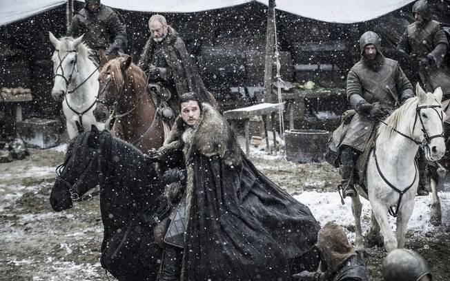 Jon Snow em cena do segundo episódio da sétima temporada de 