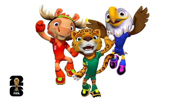FIFA apresenta os mascotes da Copa do Mundo de 2026