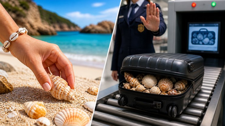 Turista é multada em mais de R$17.000 por roubar conchas da praia