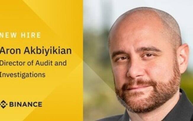 Binance dá boas-vindas ao novo diretor de auditoria e investigações Aron Akbiyikian