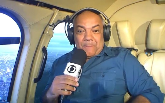 Ventos de 70 km/h impedem helicóptero da Globo de levantar voo