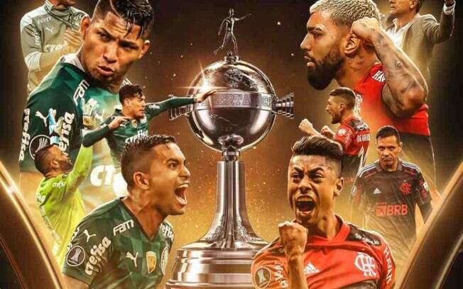 Palmeiras e Flamengo farão a 5ª final de Libertadores entre times do mesmo país