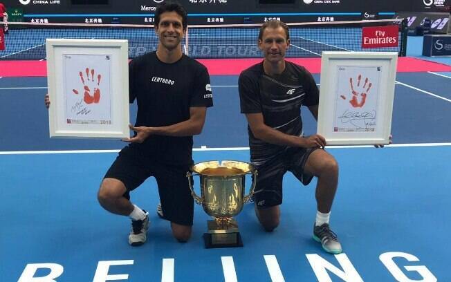 Marcelo Melo e Lukasz Kubot foram campeões do ATP 500 de Pequim, na China
