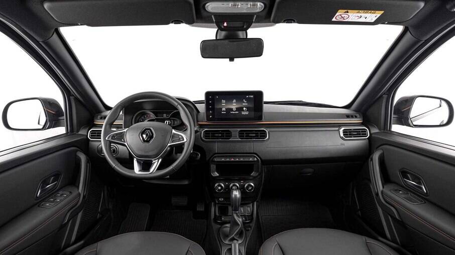 Renault Oroch 2023 enolui bastante por dentro, com nova central multimídia, velocímetro digital  entre os destaques