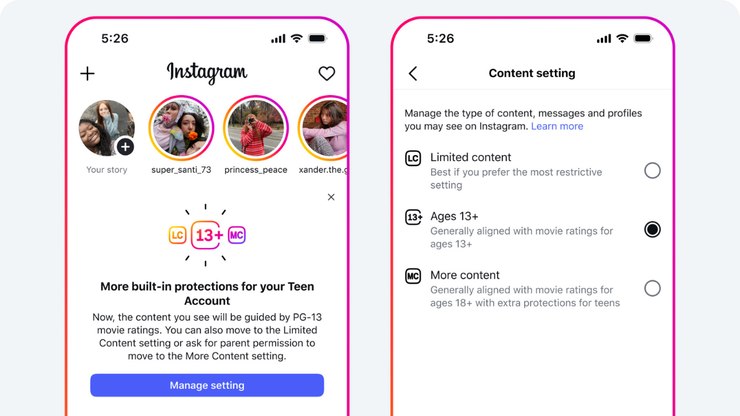 Instagram limita contas de adolescentes com base em idade