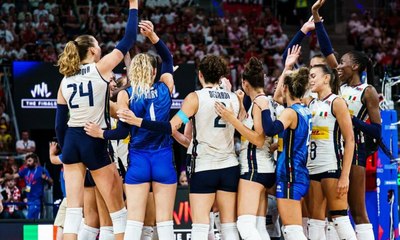 Brasil é derrotado pela Itália e chega ao seu 4º vice na VNL