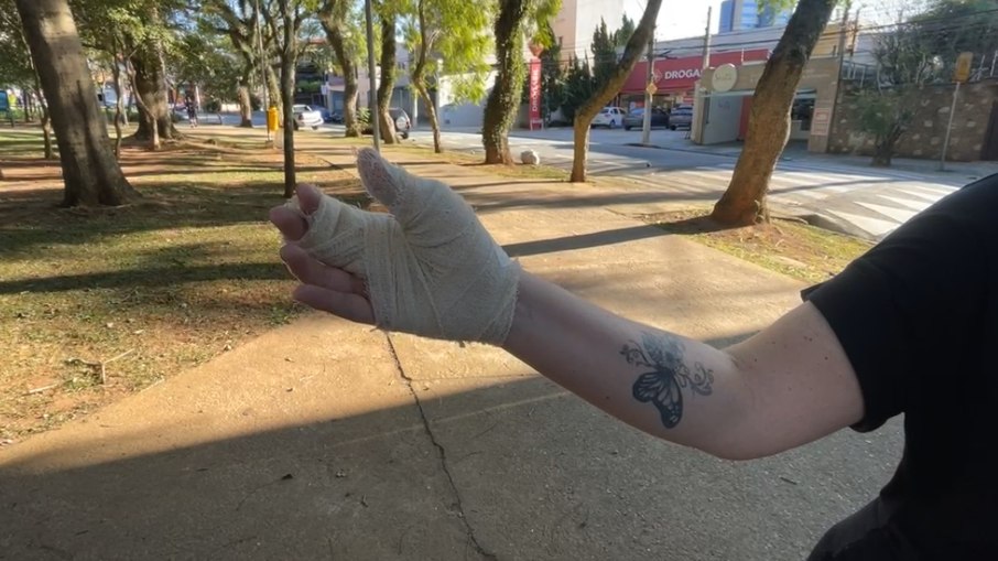 Segundo relato prestado à polícia, a mulher informou que tinha conhecimento de que havia um pitbull solto no espaço Segundo relato prestado à polícia, a mulher informou que tinha conhecimento de que havia um pitbull solto no espaço