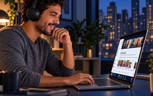 Ensino de inglês integra aulas ao vivo, IA e storytelling