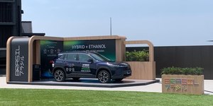 Toyota do Brasil exibe tecnologia híbrida flex em evento global