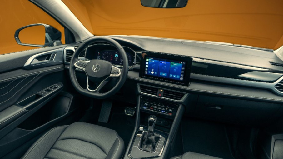 Interior do Volkswagen Taos 2026 Interior do Volkswagen Taos 2026