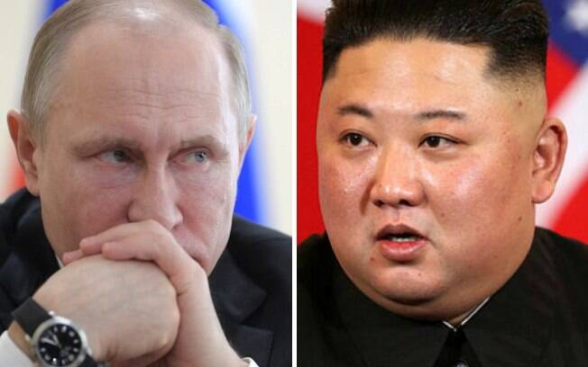 Putin e Kim Jong-un vão se encontrar ainda neste mês, segundo informações divulgadas pelo Kremlin