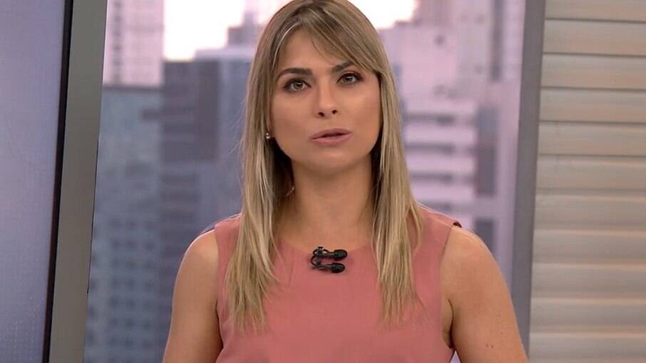 Luiza Vaz apresentou as reportagens de trânsito e o mapa-tempo do Bom Dia São Paulo