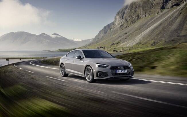 Audi A5 Sportback com motor 2.0 turbo, de 190 cv, pode acelerar de 0 a 100 km/h em apenas 7,3 segundos, diz a fabricante