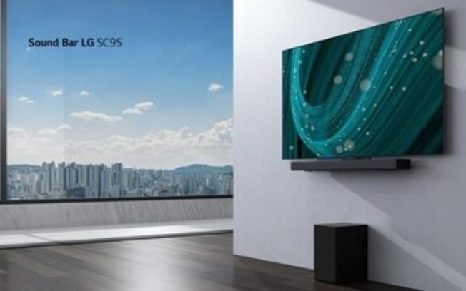 LG lança o novo Sound Bar SC9S com tecnologia dedicada para as TVs LG OLED