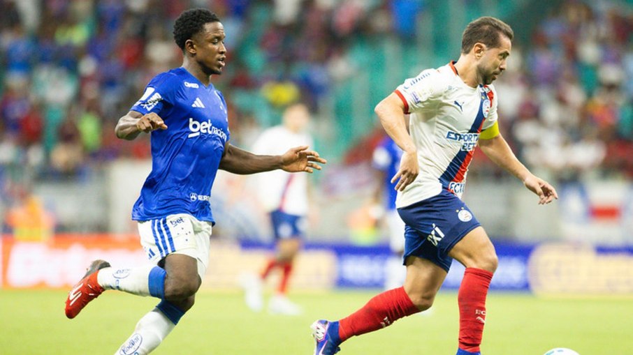 Bahia sai na frente, mas Cruzeiro vira o jogo na Arena Fonte Nova