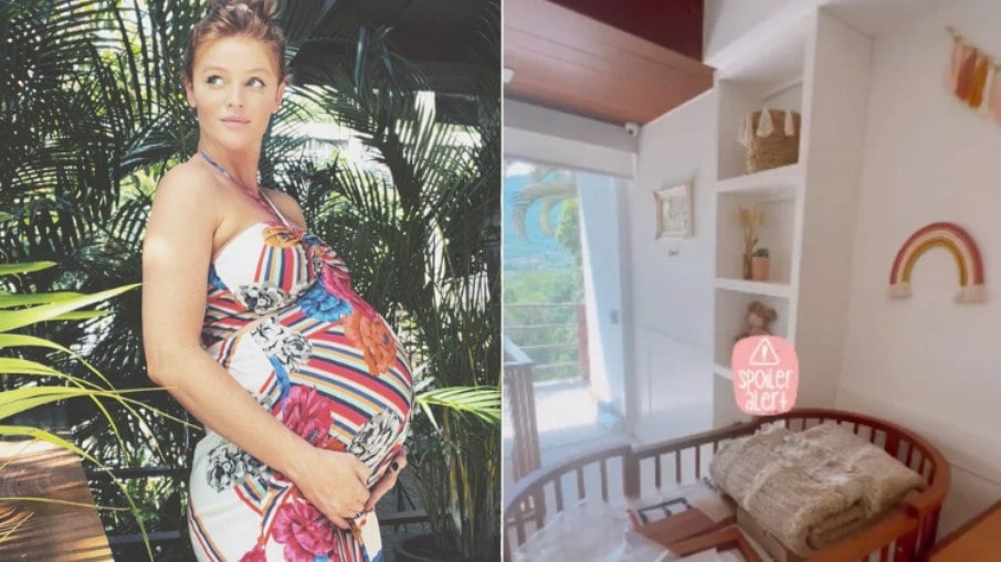 Cintia Dicker está grávida de oito meses