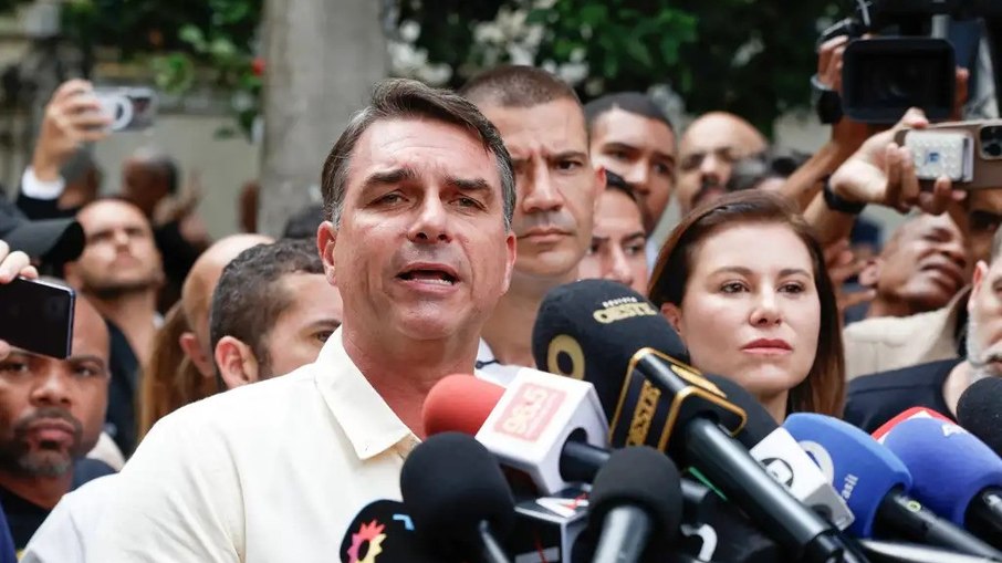 Flávio Bolsonaro, candidato à Presidência pelo PL Flávio Bolsonaro, candidato à Presidência pelo PL