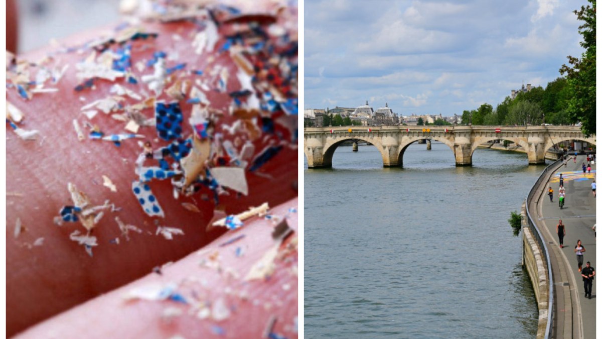 Microplásticos contaminam rios europeus como o famoso Sena, na França. Microplásticos contaminam rios europeus como o famoso Sena, na França.