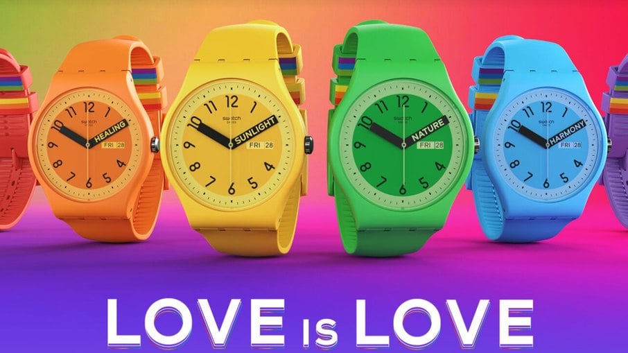 Coleção de relógios LGBT+ da Swatch