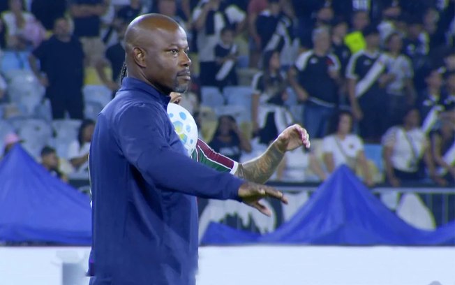 Marcão durante o jogo entre Fluminense e Vasco pelo Brasileirão
