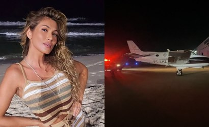Lívia Andrade se despediu da família durante pane em avião